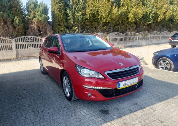 Peugeot 308 cena 39999 przebieg: 163000, rok produkcji 2018 z Kępno małe 466